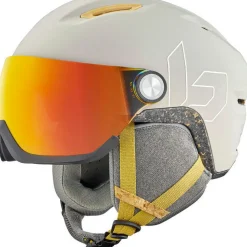 Bollé Skihelmen|Wintersport*ECO V-ATMOS skihelm oatmeal matte - 52 - 55 cm