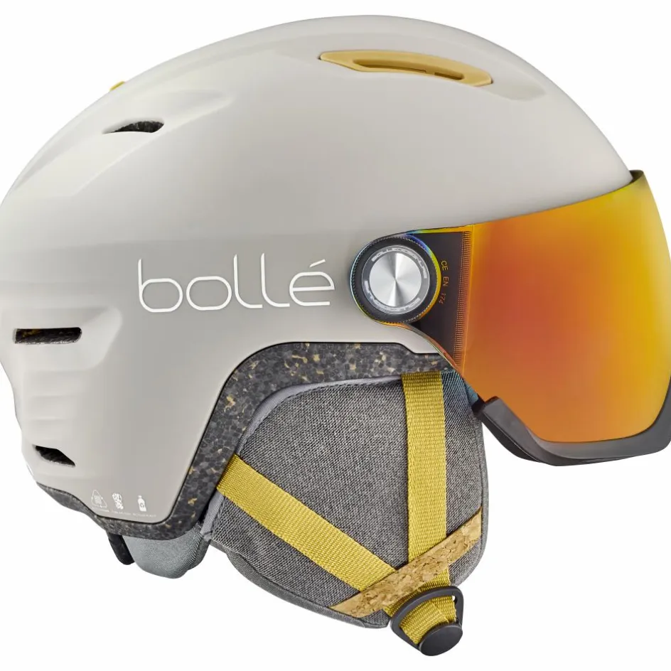 Bollé Skihelmen|Wintersport*ECO V-ATMOS skihelm oatmeal matte - 52 - 55 cm
