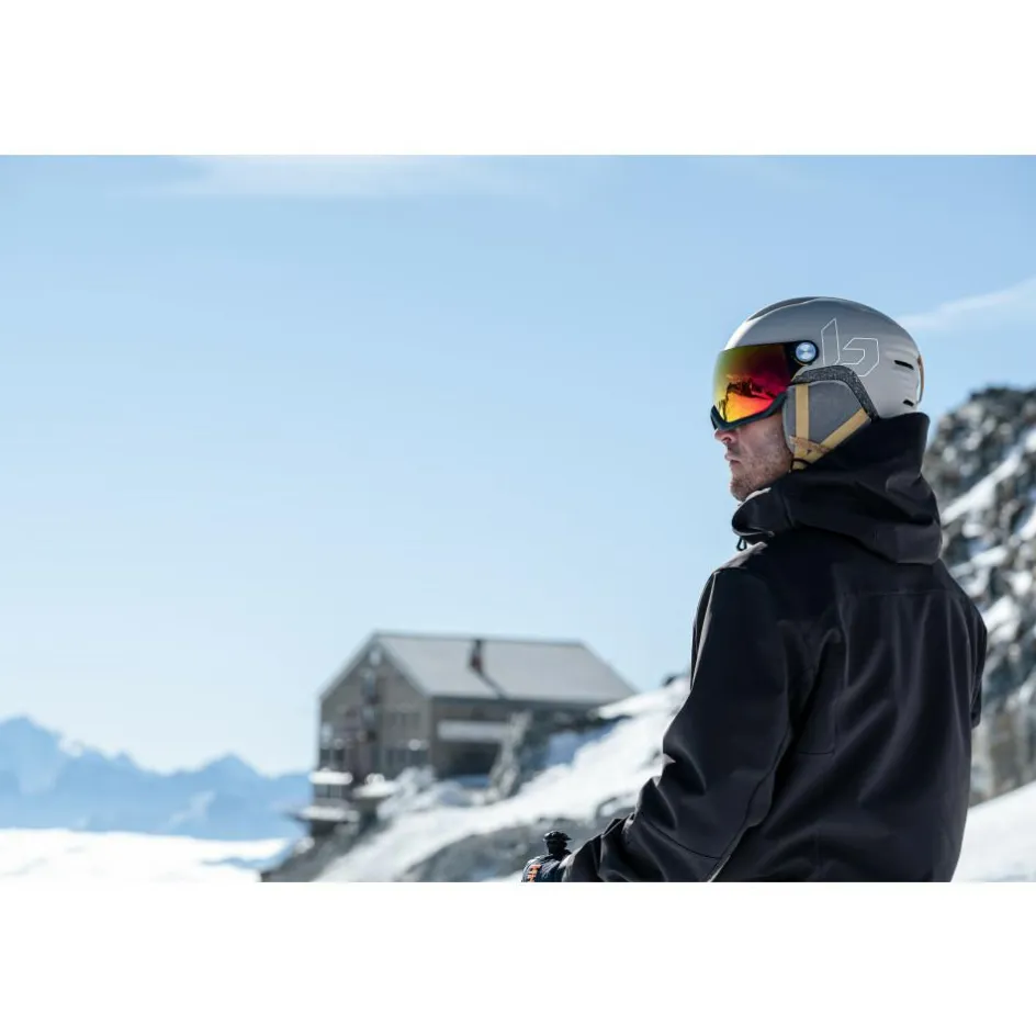 Bollé Skihelmen|Wintersport*ECO V-ATMOS skihelm oatmeal matte - 52 - 55 cm