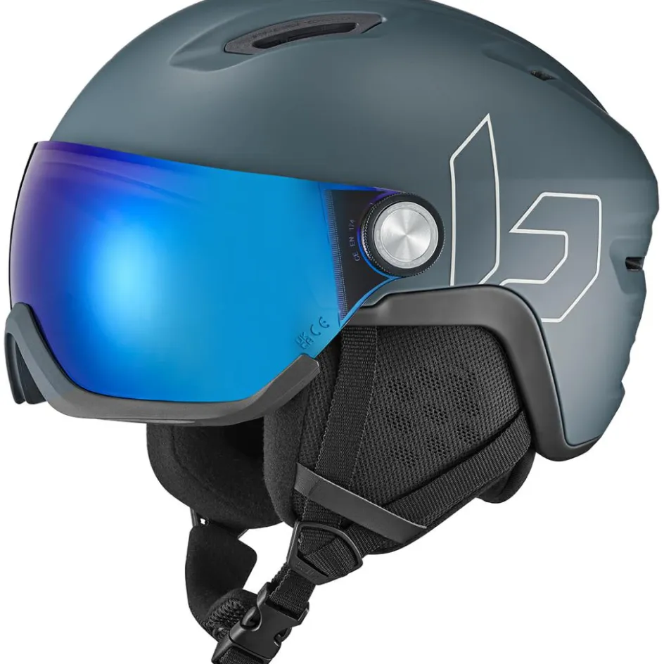 Bollé Skihelmen|Wintersport*V-ATMOS skihelm prussian blue matte - 59 - 62 cm
