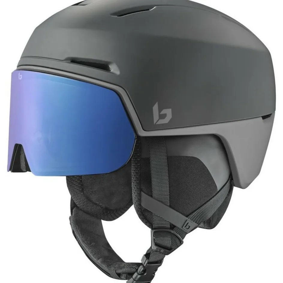 Bollé Skihelmen|Wintersport*X-Fusion Plus Photochromic skihelm black grey matte 59 - 62 cm