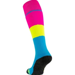Brabo Hockeykleding*Blocks hockeysokken neon colorblock
