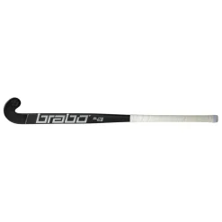 Brabo Hockeystick*Elite 5 Carbon WTB Extreme Low Bow hockeystick  black silver - 36,5 inch L