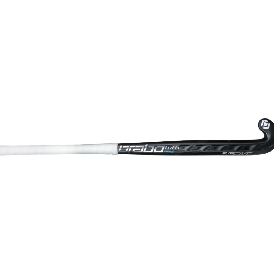 Brabo Hockeystick*Elite 5 Carbon WTB Low Bow hockeystick black white