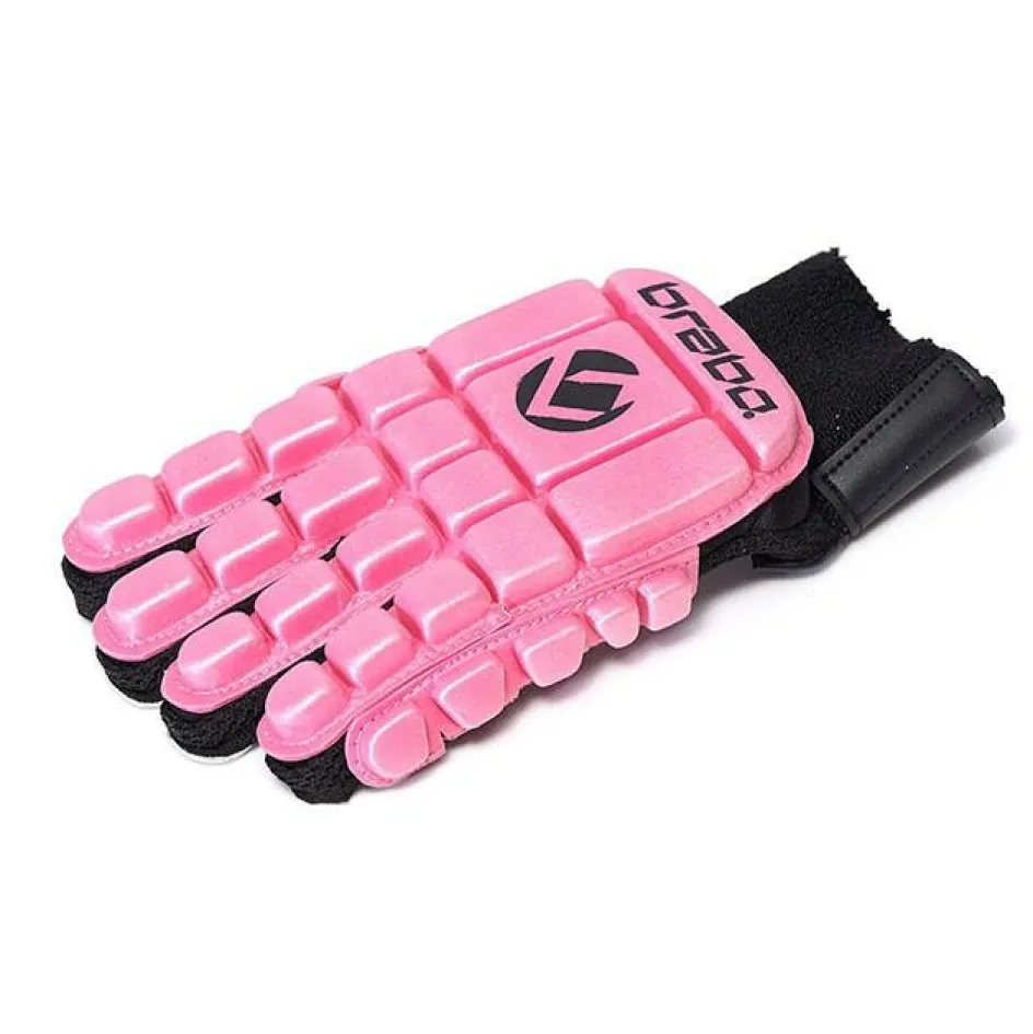 Brabo Hockey Bescherming*F3 Full Finger Foam Glove hockeyhandschoen pink