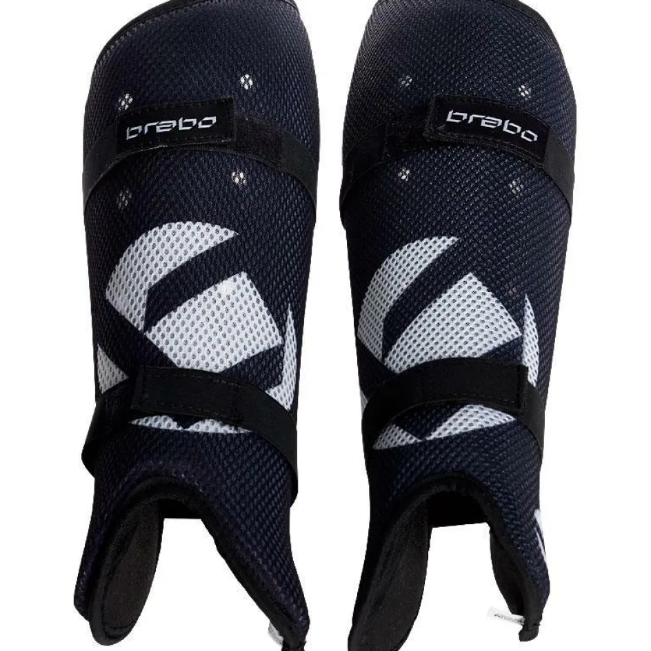 Brabo Hockey Bescherming*F3 Mesh LW scheenbeschermers black white