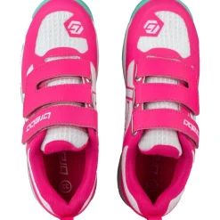 Brabo Hockeyschoenen*Force Velcro hockeyschoenen junior pink aqua