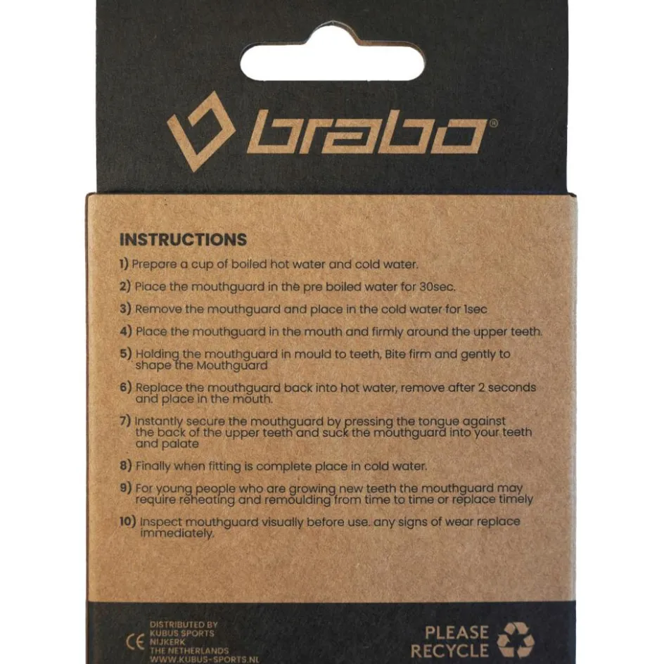 Brabo Hockey Bescherming*gebitsbeschermer junior trans pink white