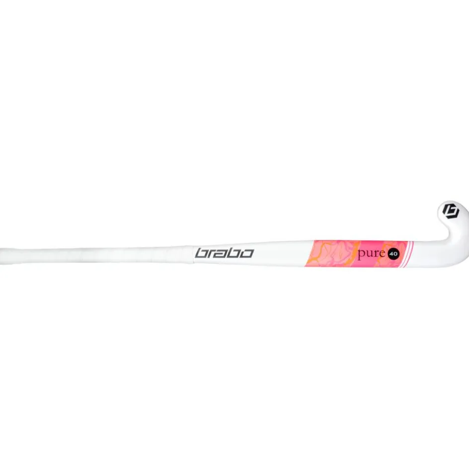 Brabo Hockeystick*G-Force Pure 40 hockeystick junior white pink