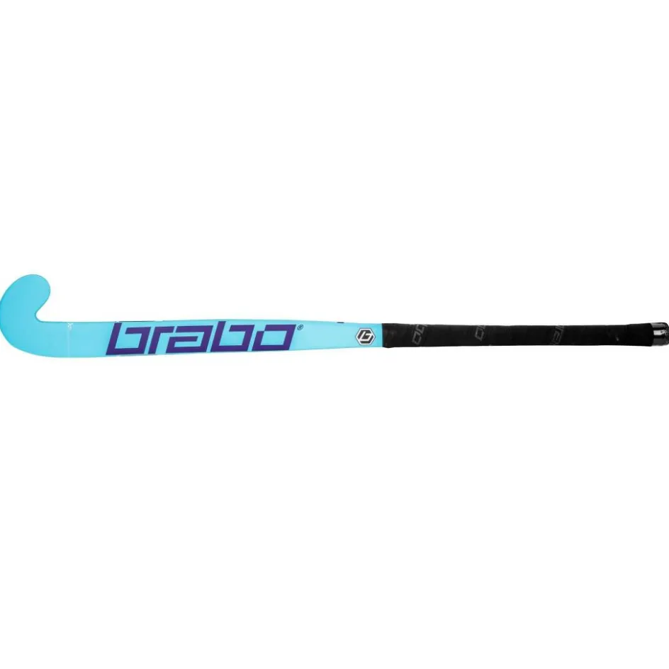 Brabo Hockeystick*IT TC-30 Classic Curve zaalhockeystick junior blue purple