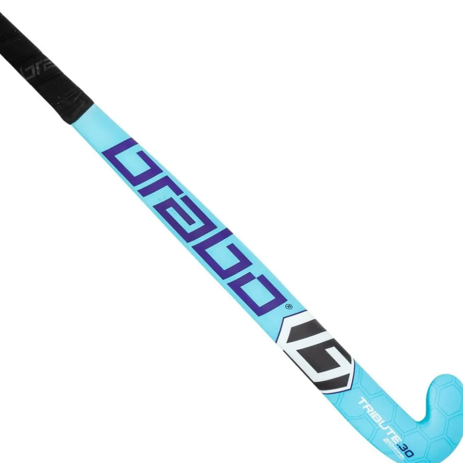 Brabo Hockeystick*IT TC-30 Classic Curve zaalhockeystick junior blue purple