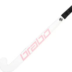 Brabo Hockeystick*IT TC-30 Classic Curve zaalhockeystick junior white pink