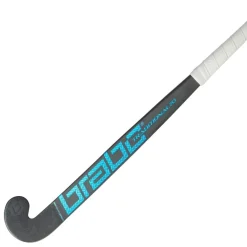 Brabo Hockeystick*IT Traditional 70 Low Bow zaalhockeystick grey agrentinian blue