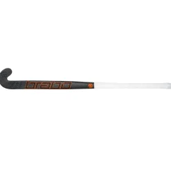 Brabo Hockeystick*IT Traditional 70 Low Bow zaalhockeystick black orange