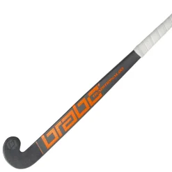 Brabo Hockeystick*IT Traditional 80 Low Bow zaalhockeystick grey orange