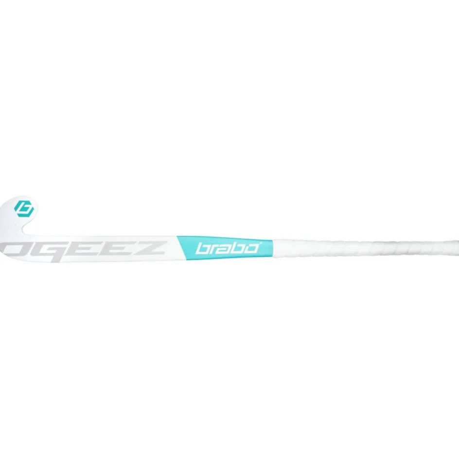 Brabo Hockeystick*O'GEEZ Original hockeystick junior aqua white