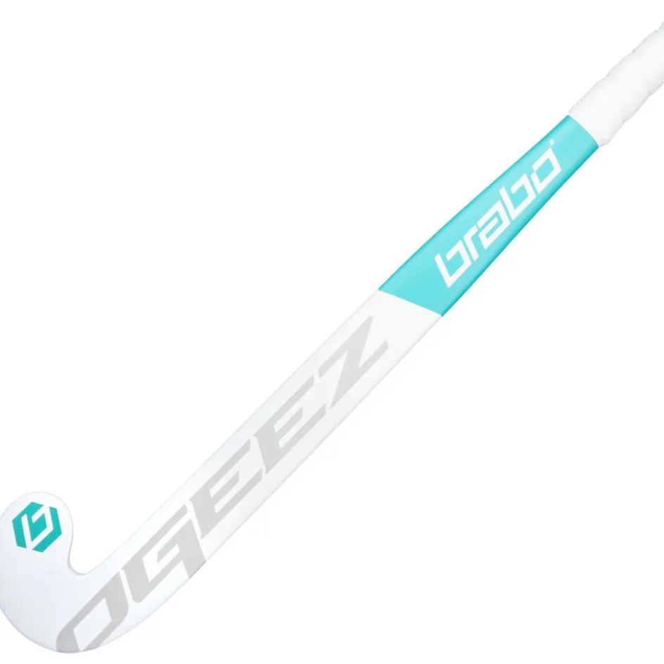 Brabo Hockeystick*O'GEEZ Original hockeystick junior aqua white