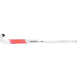 Brabo Hockeystick*Pure 40 Pro Bow hockeystick white pink - 36,5 inch