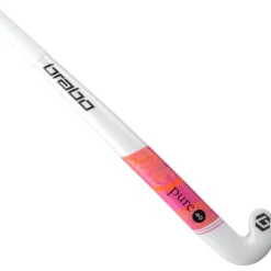 Brabo Hockeystick*Pure 40 Pro Bow hockeystick white pink - 36,5 inch