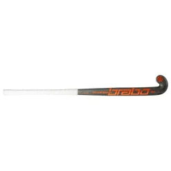 Brabo Hockeystick*Traditional Carbon 80 Low Bow hockeystick grey carbon orange