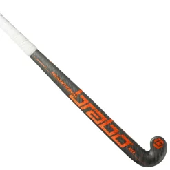 Brabo Hockeystick*Traditional Carbon 80 Low Bow hockeystick grey carbon orange
