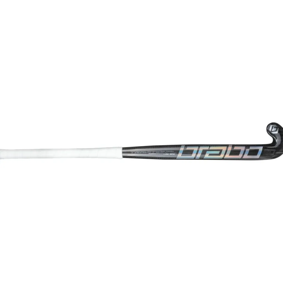 Brabo Hockeystick*Traditional Carbon 90 Low Bow hockeystick black silver