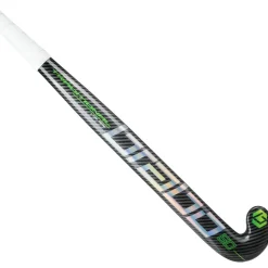 Brabo Hockeystick*Traditional Carbon 60 Low Bow hockeystick black neongreen