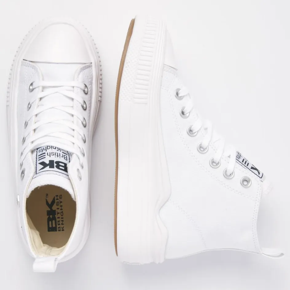 British Knights Schoenen* Kaya Flow Mid schoenen dames white