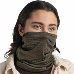 Buff Sjaals|Wintersport*Lightweight Merino col solid bark
