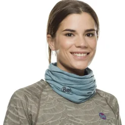 Buff Sjaals|Wintersport*Lightweight Merino Wool Tubular col solid pool