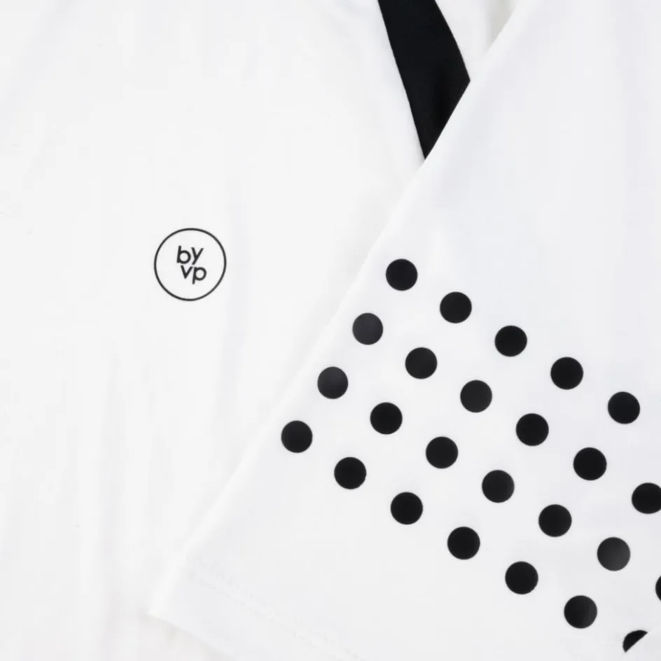 By VP Tenniskleding* 8100570 padel shirt heren white