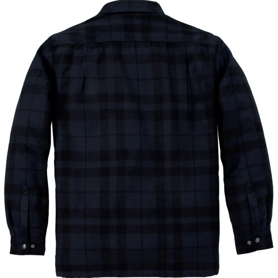 Carhartt Shirts, Polo's & Blouses*Flannel Sherpa Lined overhemd heren navy