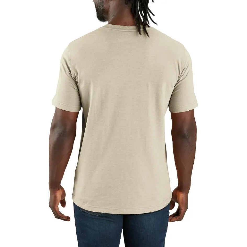 Carhartt Shirts, Polo's & Blouses*LFAB Graphic shirt heren oat milk