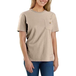 Carhartt Shirts, Polo's & Blouses*Pocket shirt dames light taupe
