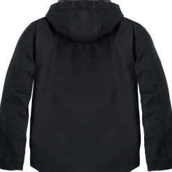 Carhartt Jassen*Relaxed Fit Washed Duck Shepa Lined winterjas heren black