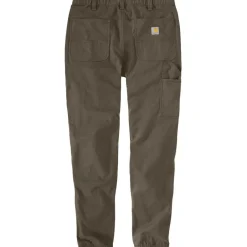 Carhartt Broeken*Rigby Canvas joggingbroek heren tarmac