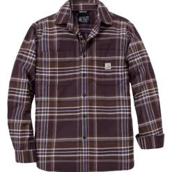 Carhartt Shirts, Polo's & Blouses*Workwear overhemd heren dark sepia