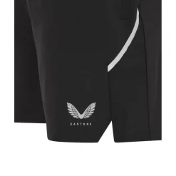 Castore Sportbroek*6 inch short heren black silver reflective