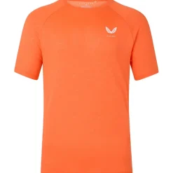 Castore Sportshirt*Adapt shirt heren bright orange mid grey