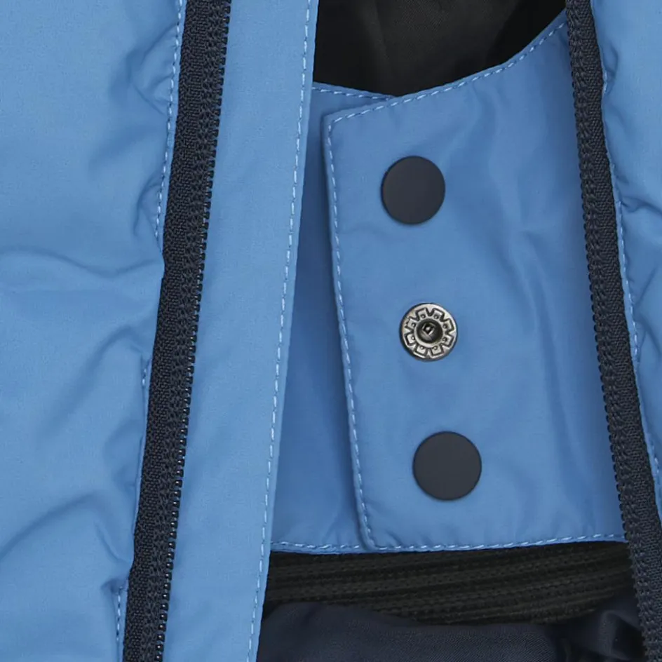 Color Kids Ski Jassen|Wintersport* Quilt Contrast winterjas junior cyaneus