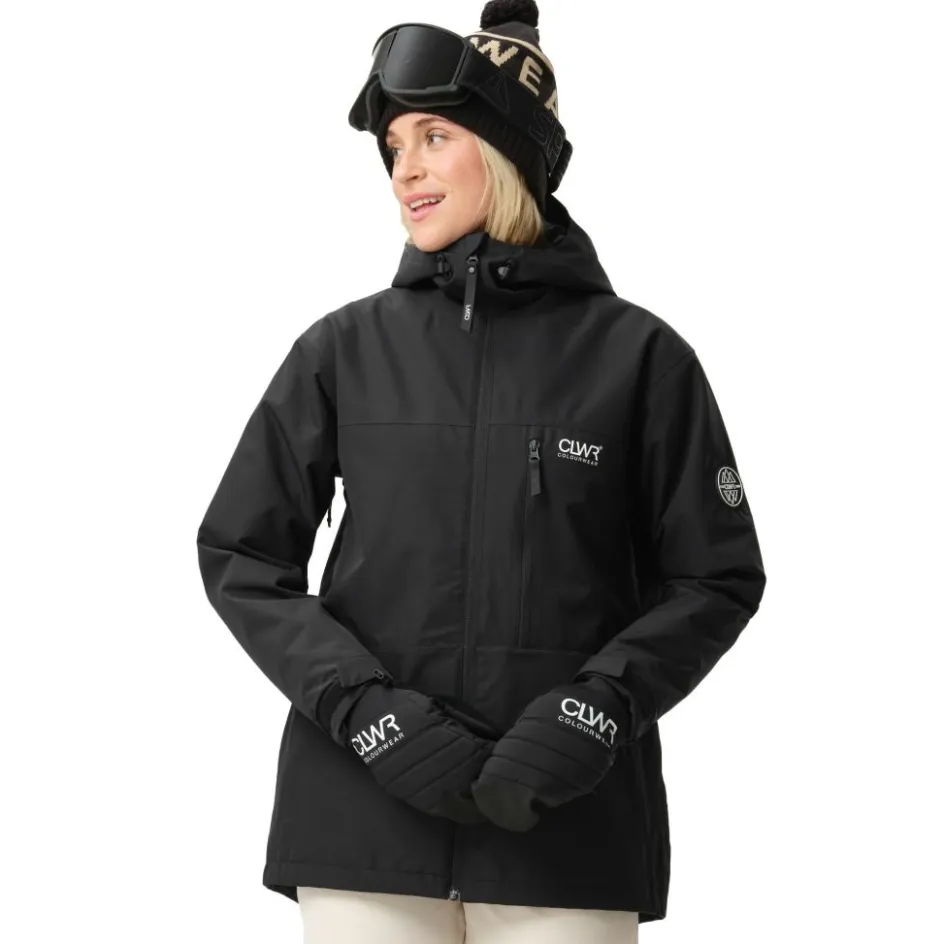 ColourWear Ski Jassen|Wintersport*Cookie winterjas dames black