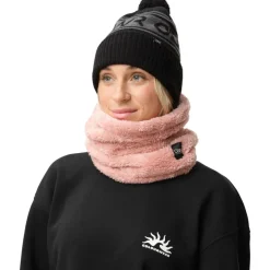 ColourWear Sjaals|Wintersport*Fluffy Tube col dark rose
