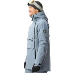 ColourWear Ski Jassen|Wintersport*Foil anorak winterjas heren grey blue