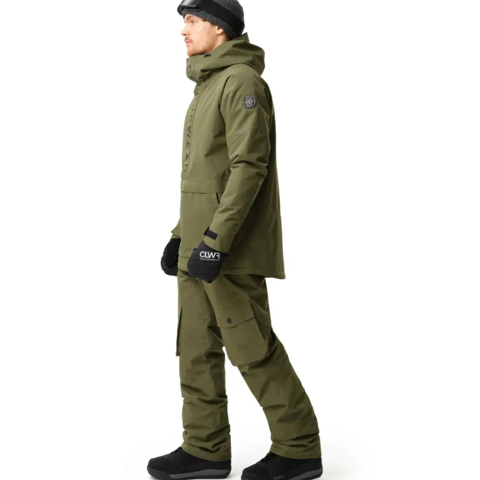 ColourWear Ski Jassen|Wintersport*Signature anorak winterjas heren dark olive