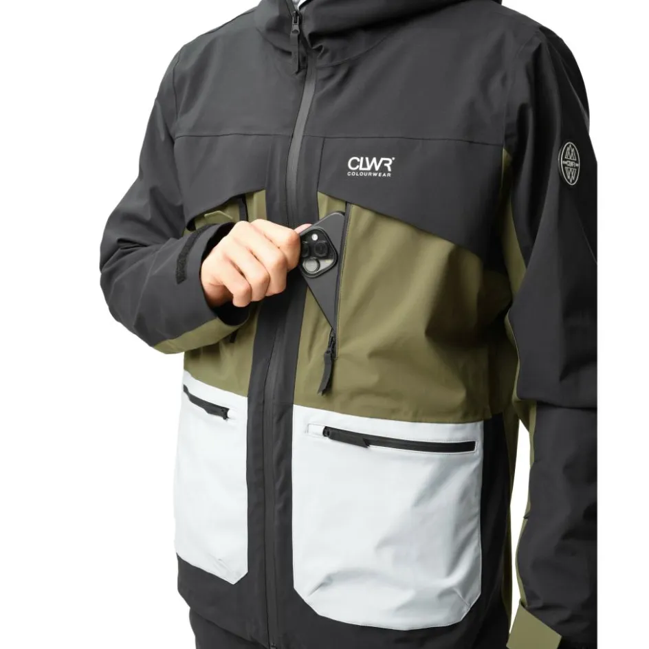 ColourWear Ski Jassen|Wintersport*Transfer winterjas heren black