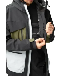 ColourWear Ski Jassen|Wintersport*Transfer winterjas heren black