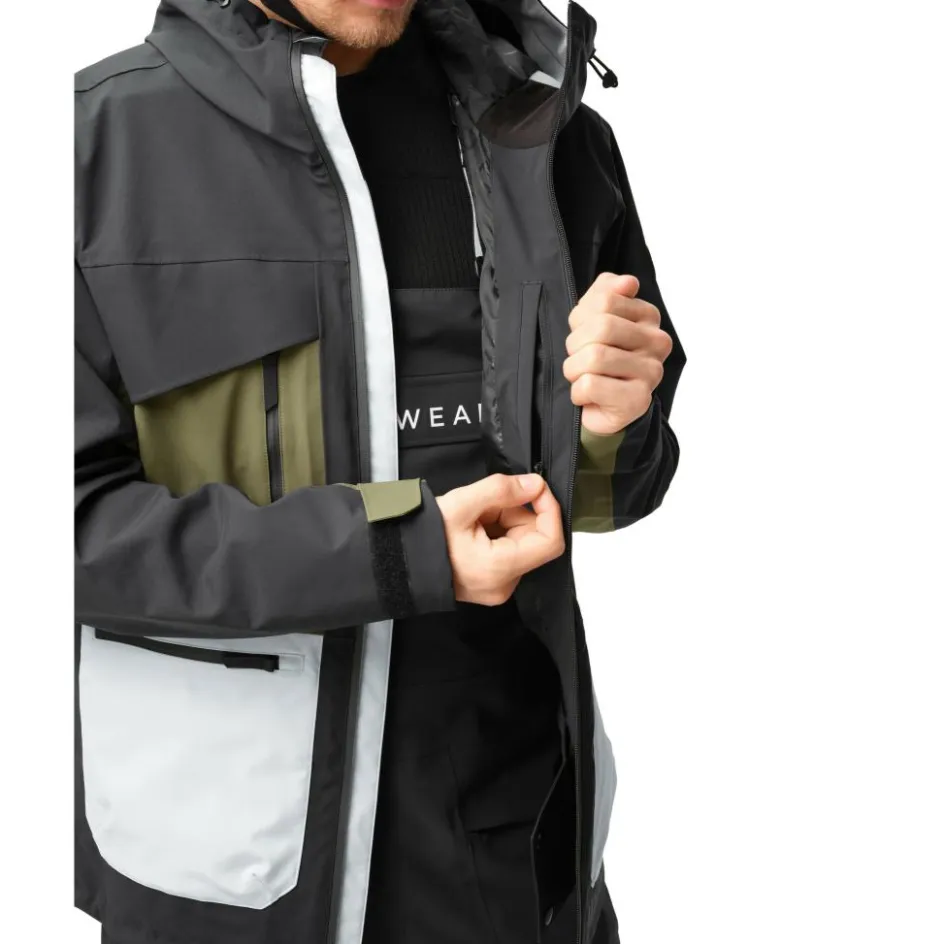 ColourWear Ski Jassen|Wintersport*Transfer winterjas heren black