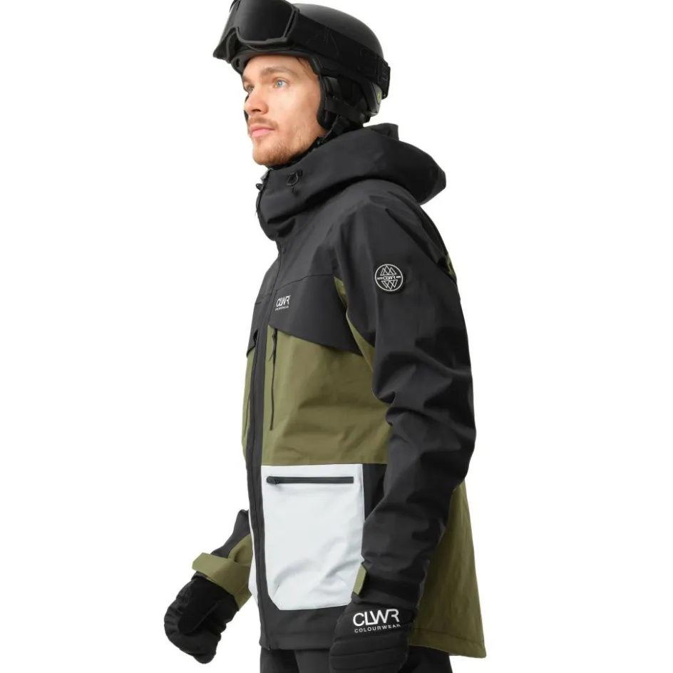 ColourWear Ski Jassen|Wintersport*Transfer winterjas heren black