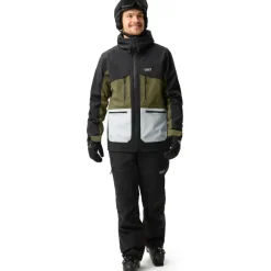 ColourWear Ski Jassen|Wintersport*Transfer winterjas heren black
