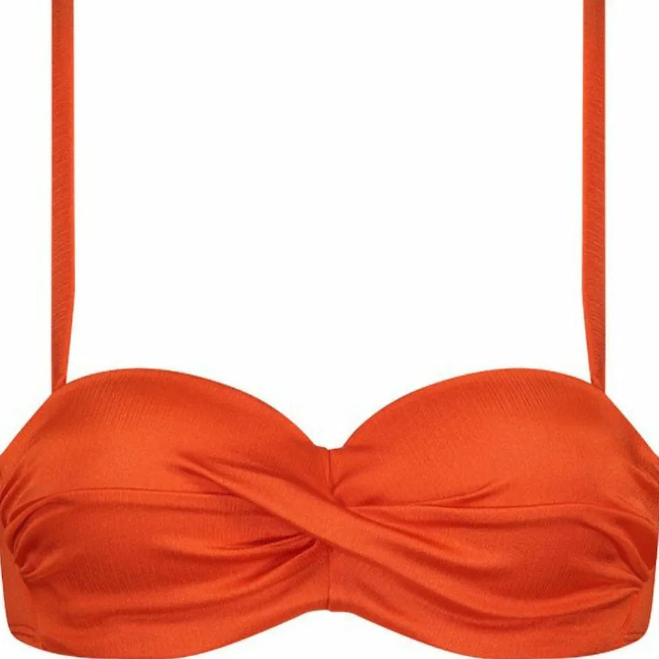 Cyell Bikini*Satin Tomato Padded Wired bikini top dames
